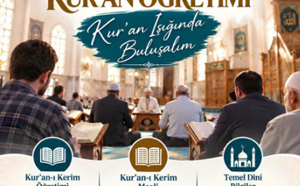 Çorum’da erkeklere yönelik camilerde Kur’an öğretimi başlayacak
