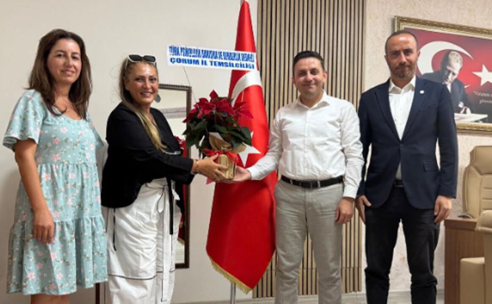 Çorum RAM Müdürlüğüne atanan Yahya Kuas’a ziyaret