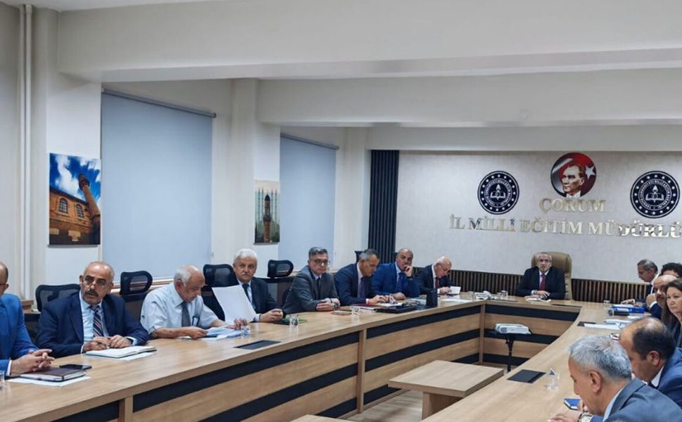 Çorum’da eğitimde yeni dönem çalışmaları değerlendirildi