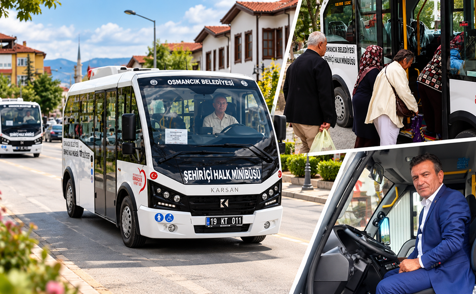 Çorum'un bu ilçesi toplu taşımaya kavuştu: Teşekkür ettiler