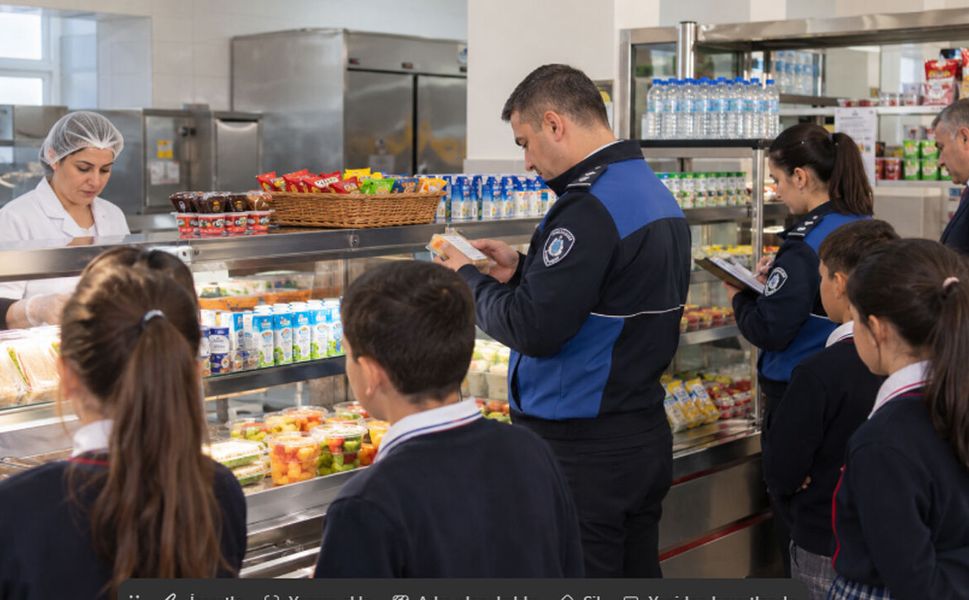 Zabıta ekiplerinden okul kantinlerine sıkı denetim