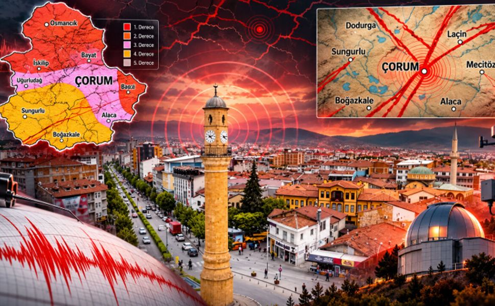 Çorum'da ard arda depremler! Deprem tehlikesi hangi ilçeyi tehdit ediyor