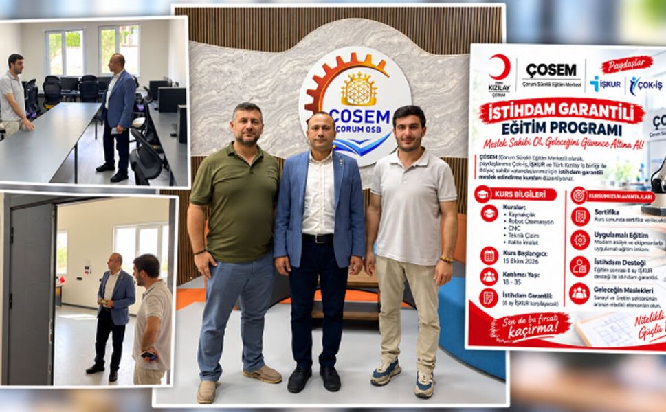 Kızılay'dan İstihdam Hamlesi: Gençlere Meslek, Sanayiye Can Suyu!