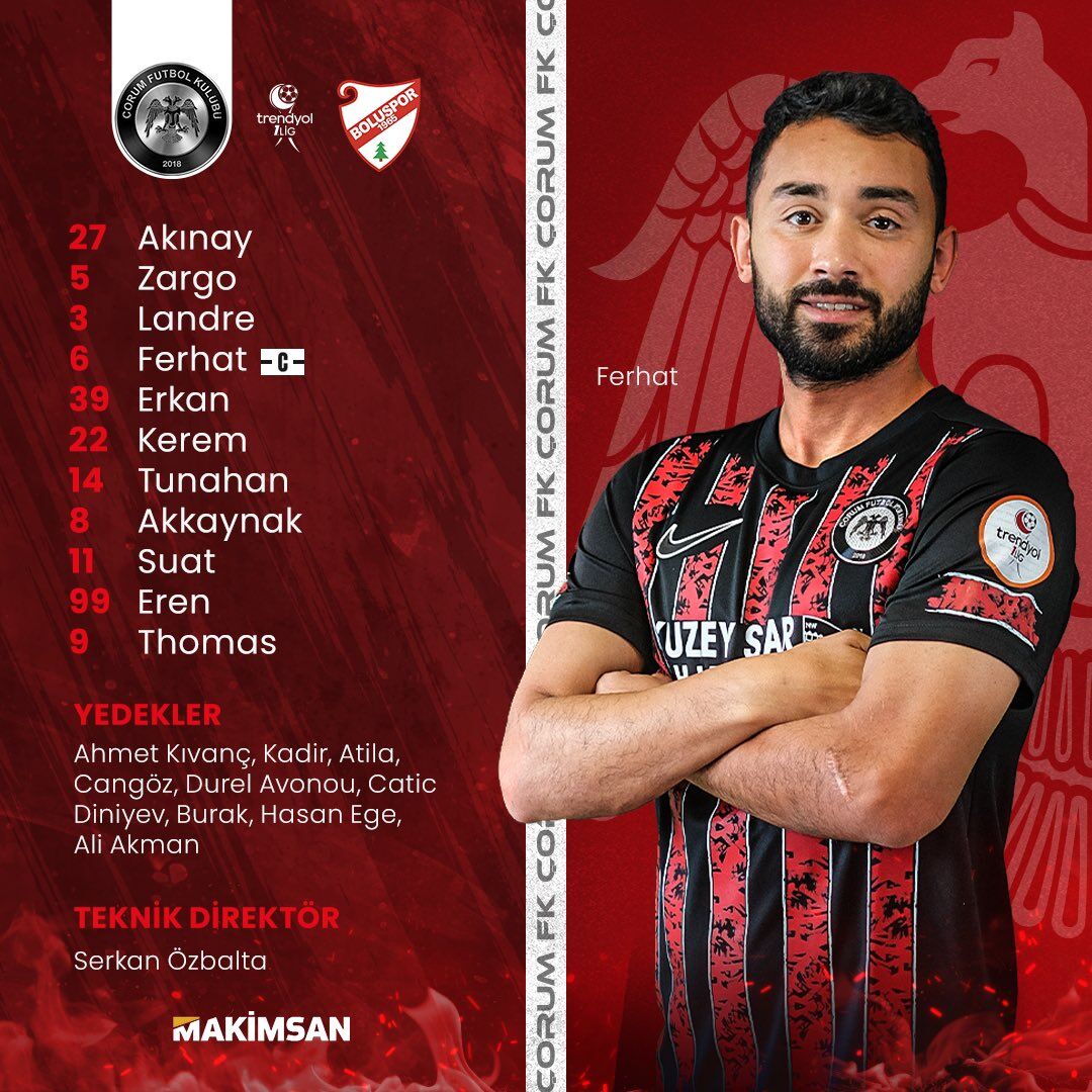 Çorum Spor Ilk 11