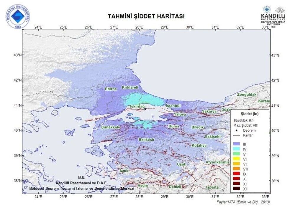 23 Nisan Deprem Harita