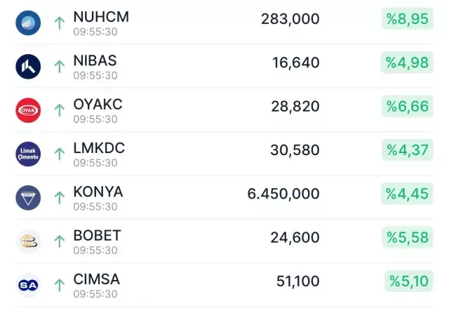 Deprem Sonrasi Borsa Istanbul Da Cimento Hisseleri