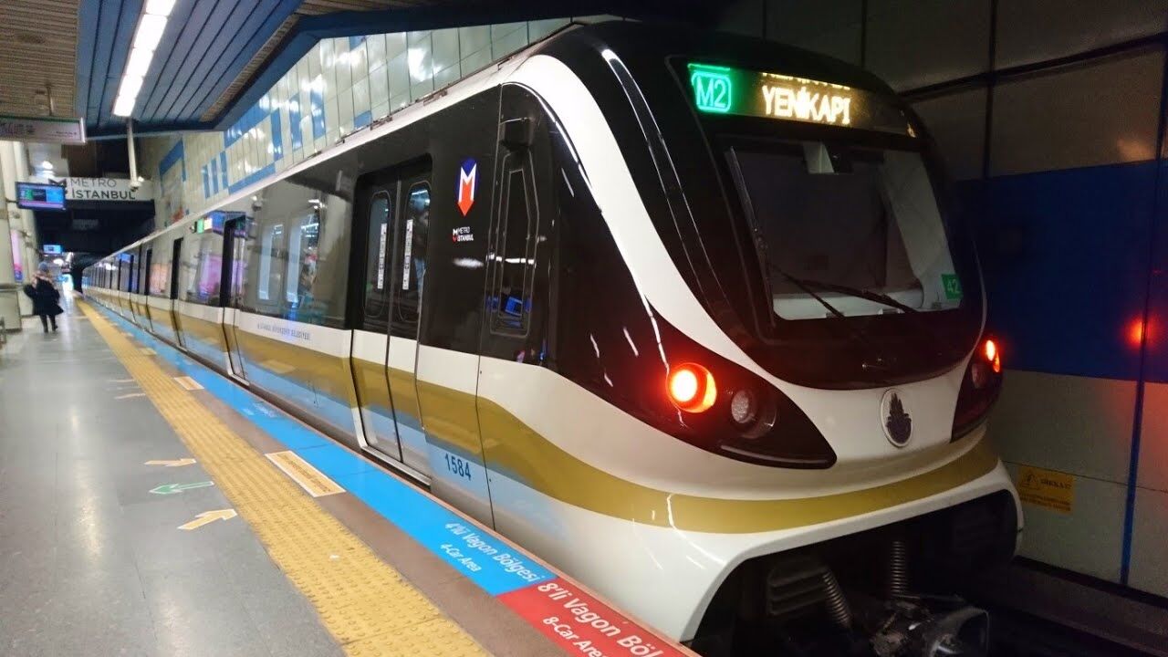 M2 Metro Duraklari Yenikapi – Haciosman Metro