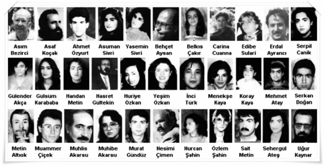 2 Temmuz Sivat Katliamında Hayatını Kaybedenler