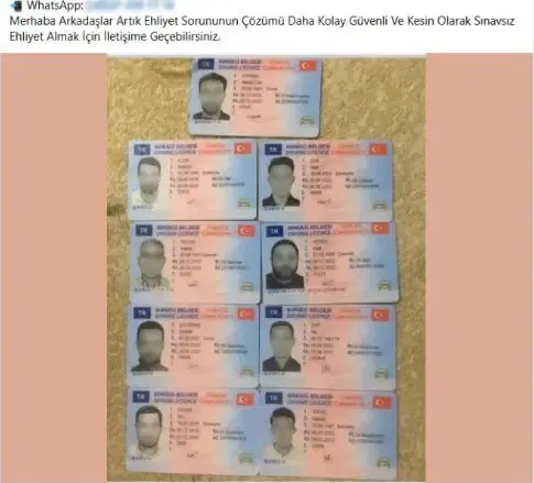 Dolandırıcılık Sınavsız Ehliyet