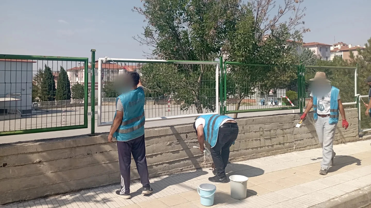 Denetimli Serbestlik Müdürlüğü Çorum'daki 4 Okulu Baştan Aşağı Yeniledi 3