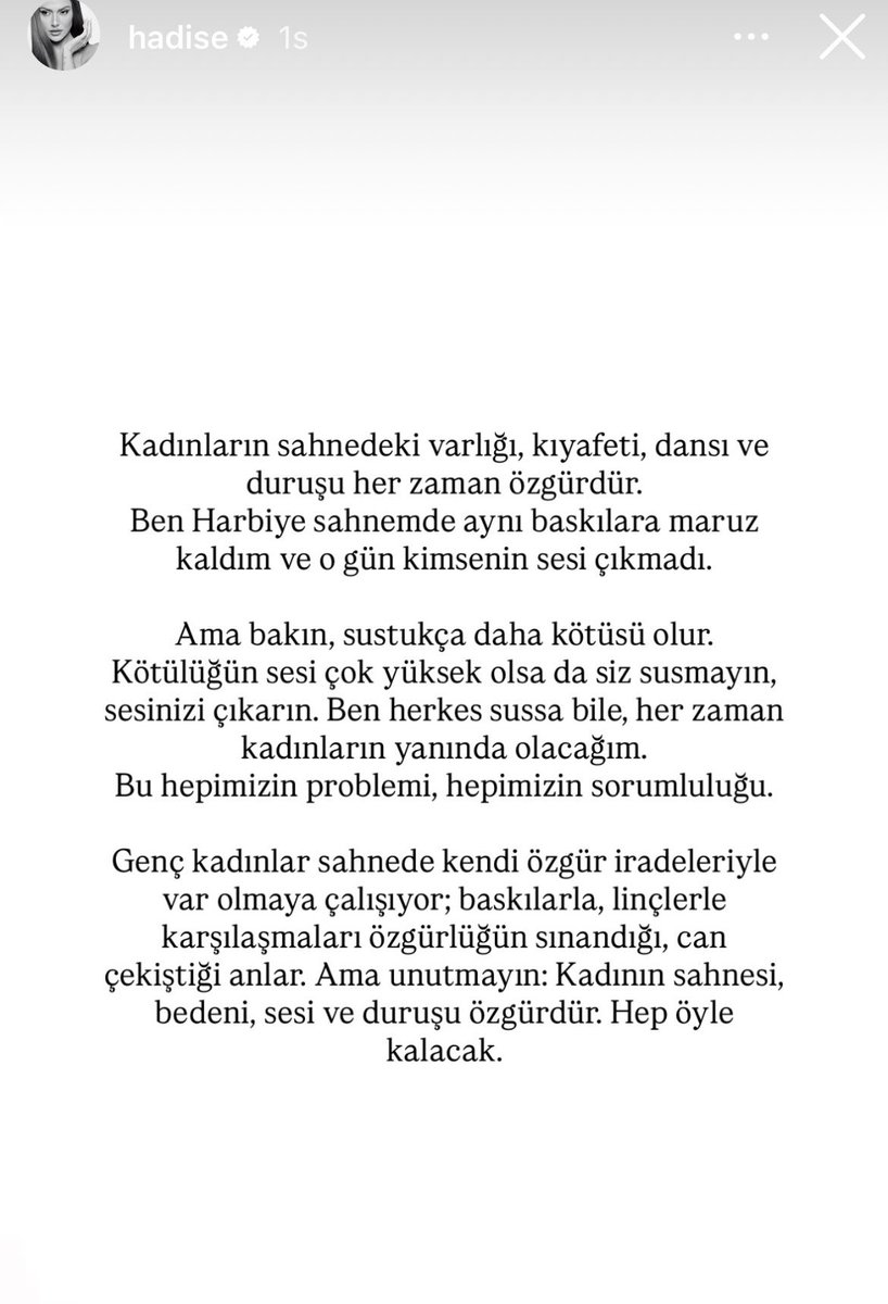 Hadise Manifest Tepki