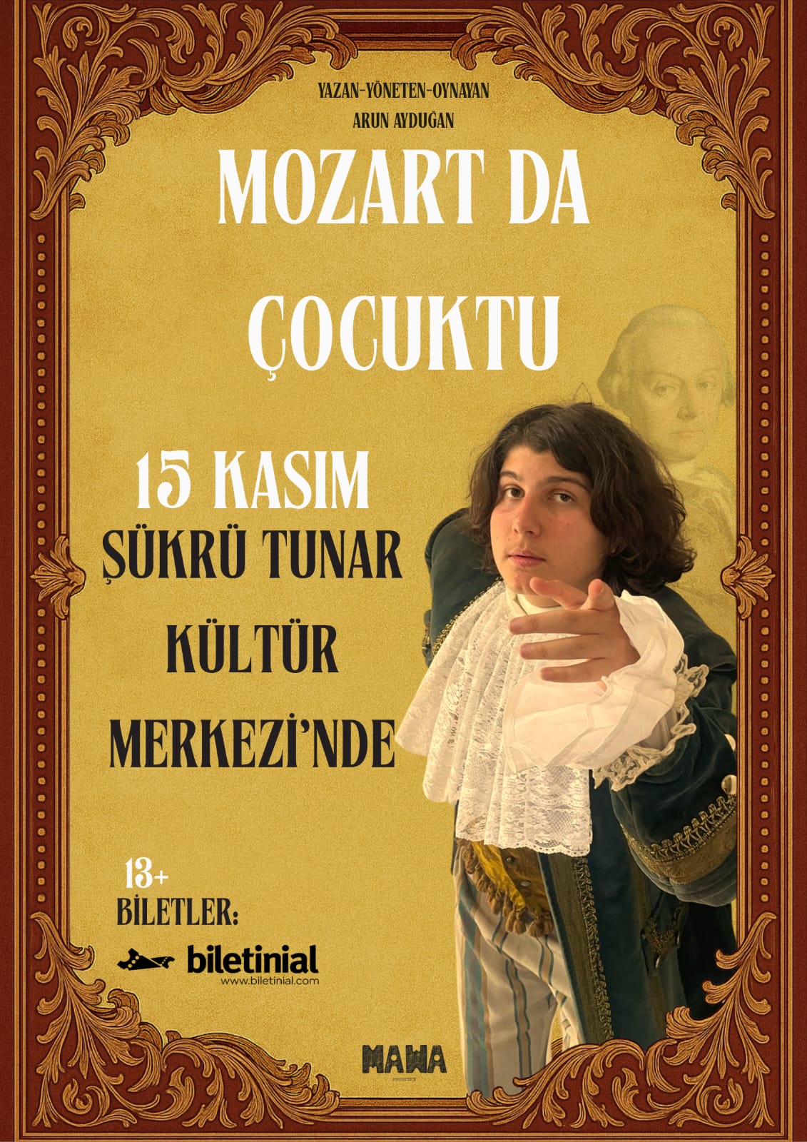 “Mozart Da Çocuktu” Tiyatro Oyunu 15 Kasım’da Edremit’te Sahnelenecek 4