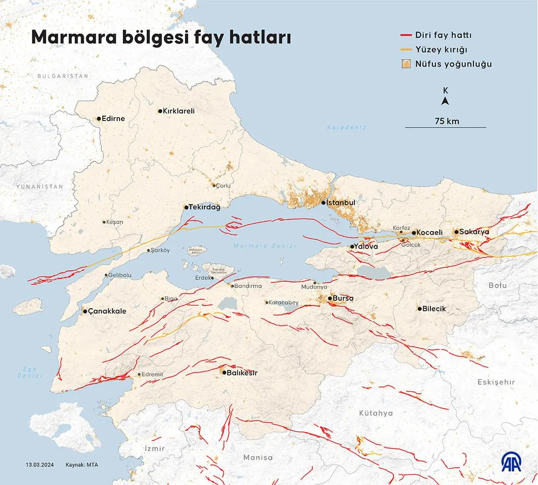 Türkiye’nin En Riskli Fay Hatları Açıklandı – İşte Şehir Şehir Deprem Haritası 3