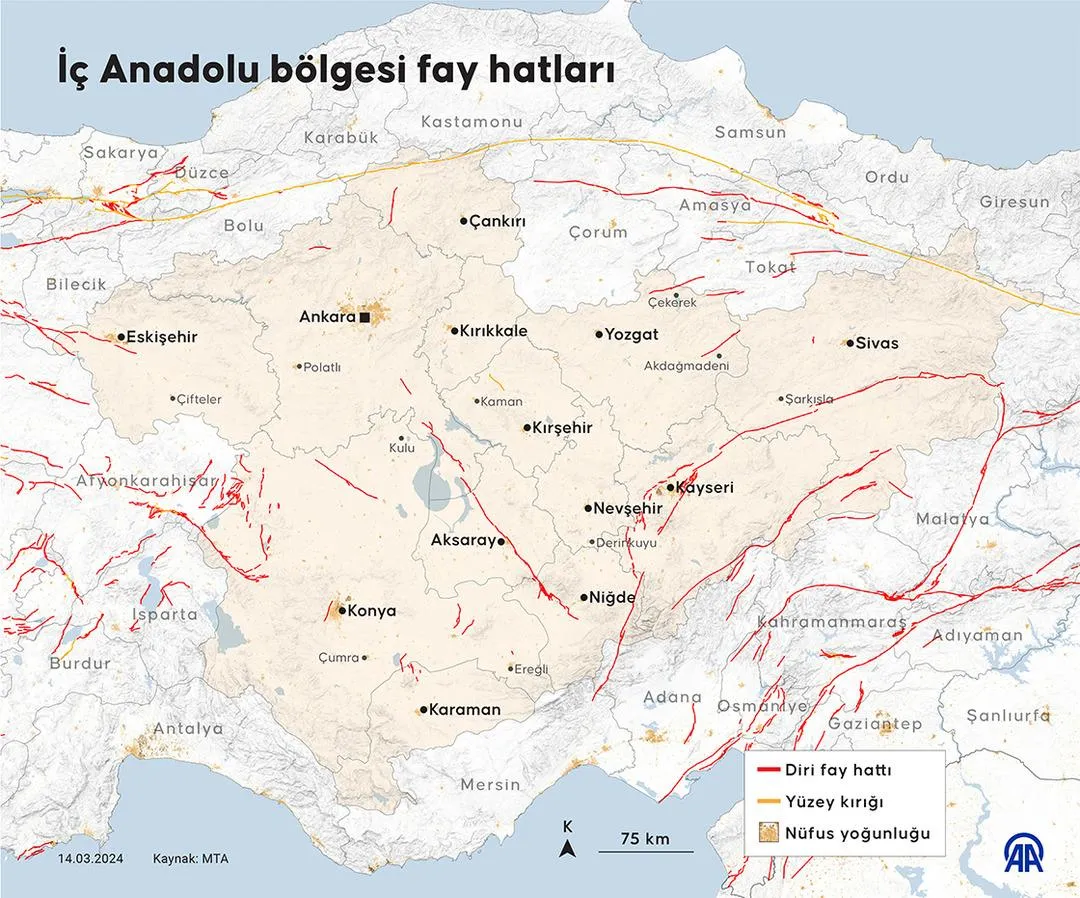 Türkiye’nin En Riskli Fay Hatları Açıklandı – İşte Şehir Şehir Deprem Haritası 4