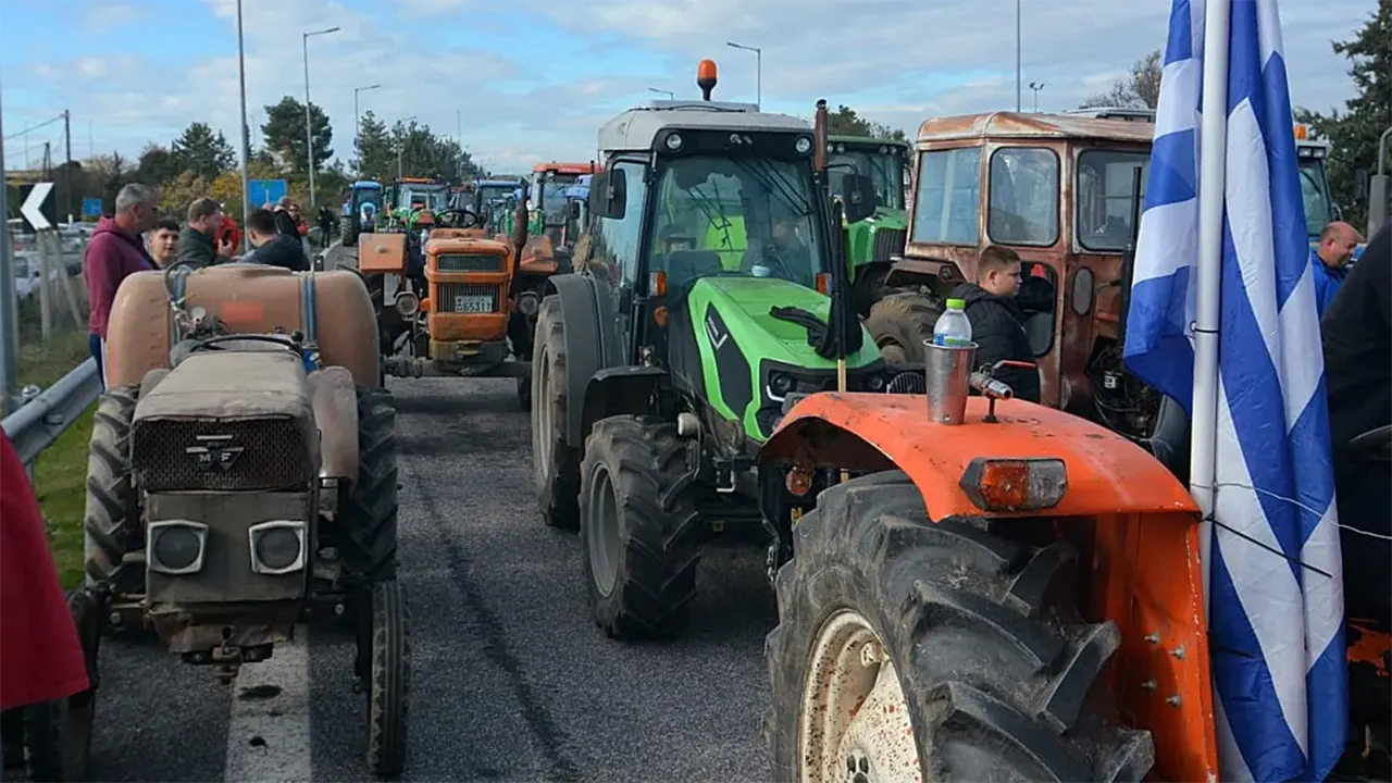 Yunanistan Çiftçi Eylemleri Son Dakika Atina Selanik Yolu Kapandı 3