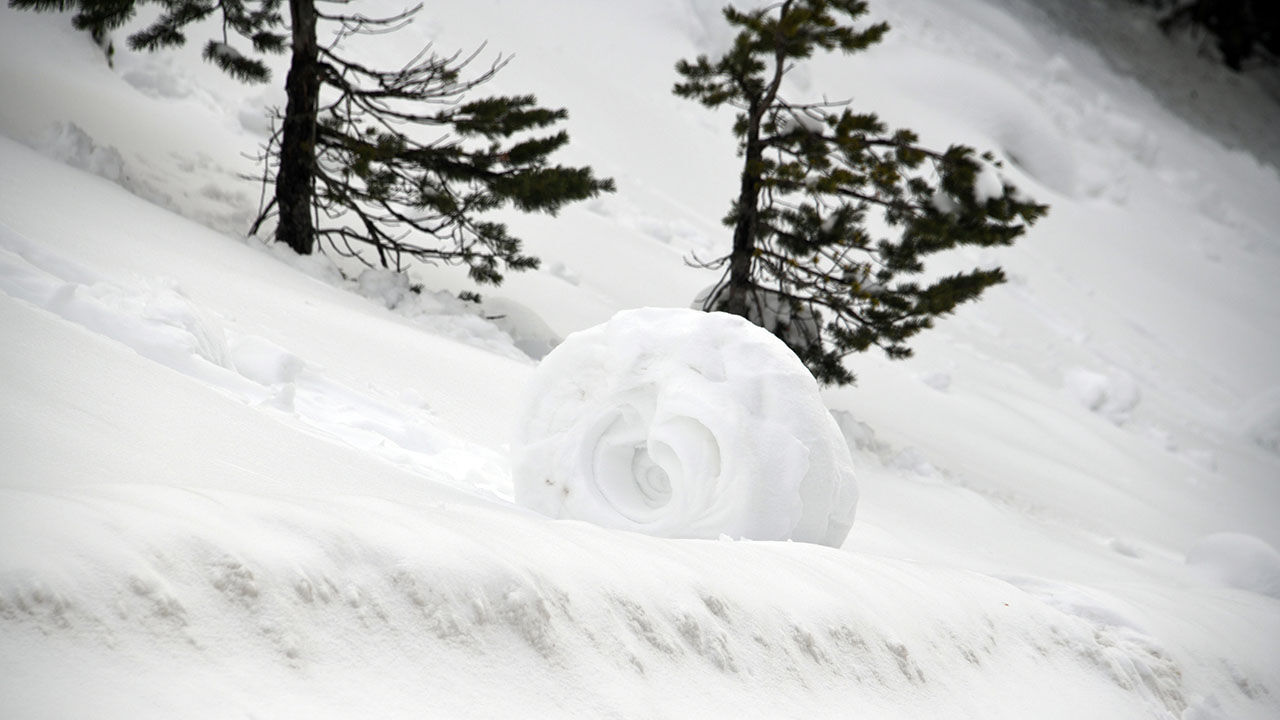 Ilgaz Dağı’nda Nadir Doğa Olayı Dev Kar Ruloları Görenleri Şaşırttı 2