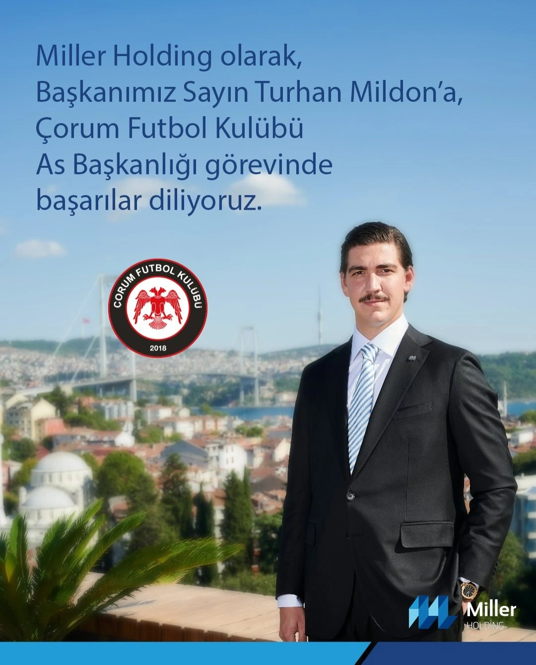 Miller Holding’den Turhan Mildon’a Çorum Fk Tebriği 2