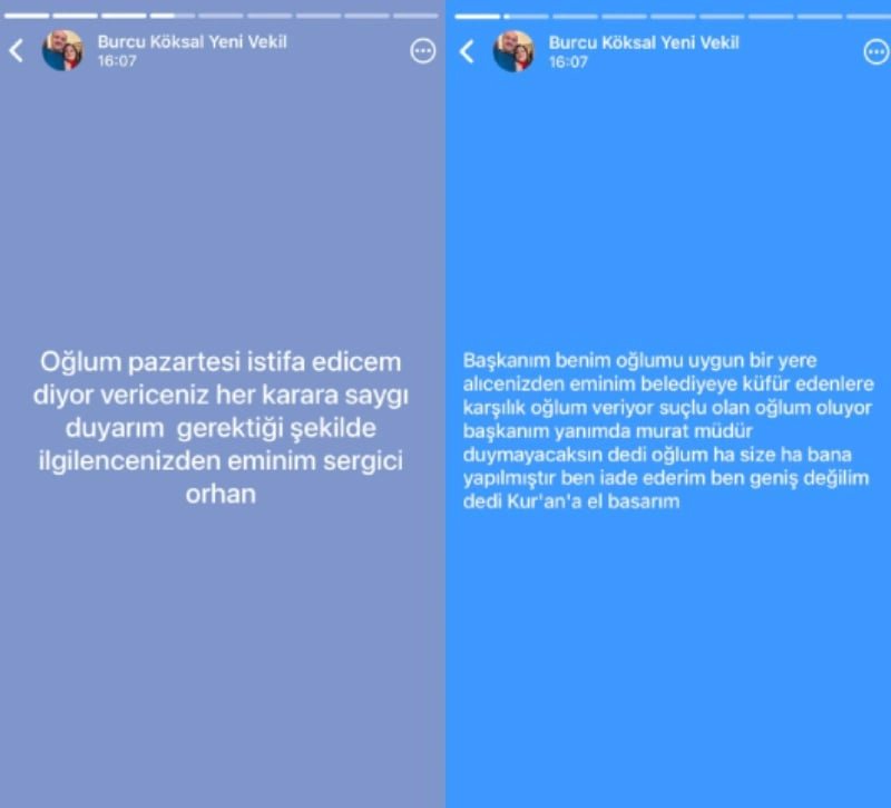 Burcu Köksal’ın Whatsapp Paylaşımları Gündem Oldu Torpil Ve Kadro Iddiaları
