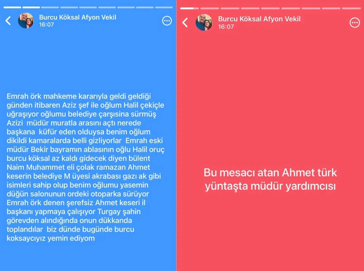 Burcu Köksal’ın Whatsapp Paylaşımları Gündem Oldu Torpil Ve Kadro Iddiaları2